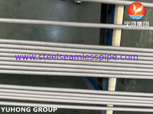 Tabung Tanpa Sambungan Paduan Nikel ASTM B163 UNS N08825 Tabung Kondensor dan Penukar Panas