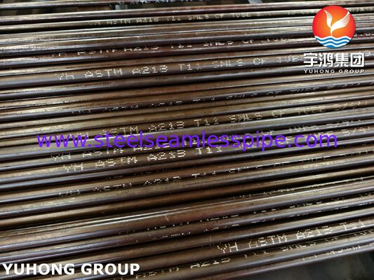 ASTM A213 T11 K11597 tabung tanpa jahitan baja paduan, tabung pemanas untuk industri minyak dan gas
