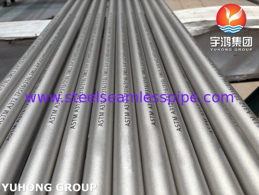 Pipa Seamless Baja Tahan Karat ASTM A312 TP316 / TP316L Pipa Anil dan Dipickel