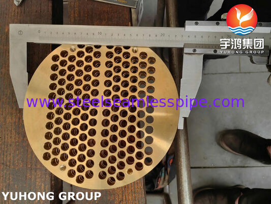 ASME SB171 C46400 Tabung Tembaga untuk Penukar Panas Cangkang dan Pipa