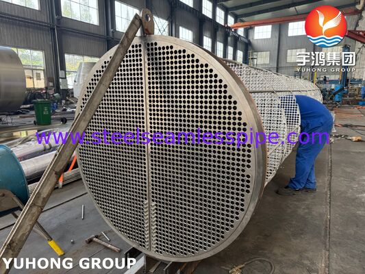 HP-HT Preheater Heat Exchanger ASME Bagian VIII Div. 1 TEMA Penukar Panas Bundel Tabung Fined
