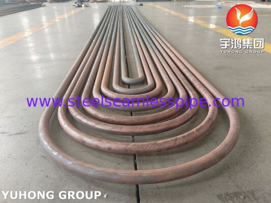 ASME SA179 ASTM A179 Stainless Steel Carbon Seamless U Tube Untuk Pertukang Panas Dan Kondensor