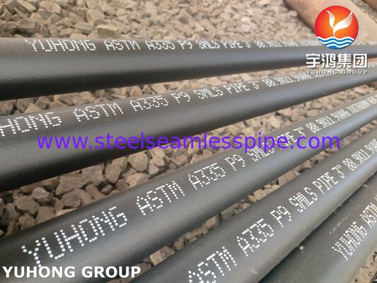 Pipa Seamless Baja Paduan ASTM A335 / ASME SA335 P9 Untuk Industri Petrokimia