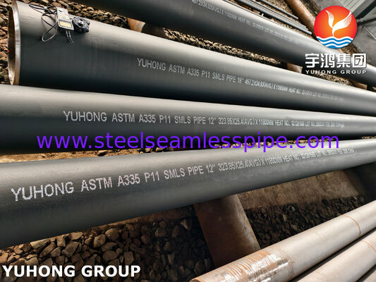 ASTM A335 / ASME SA335 P11 Pipa Baja Alloy Tanpa Jajar Untuk Tungku Hydrocracking