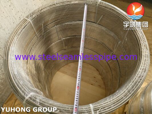 ASTM A269 TP316L Stainless Steel Seamless Coil Tube untuk penukar panas dan kondensor