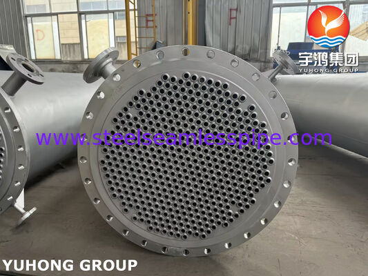 ASME U Stamp, NBR, Shell & Tube Heat Exchanger API 660 dengan Tabung SA179, SA178, SA213, SA249,