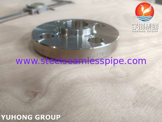 ASME SA182 F316Ti / UNS S31635 Flange Nozzle Flange untuk Kapal Tekanan