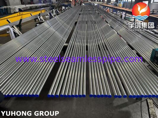 Tabung Seamless Baja Tahan Karat 1.4948 TP304H ASME SA213 yang Di-anneal Cerah untuk Superheater
