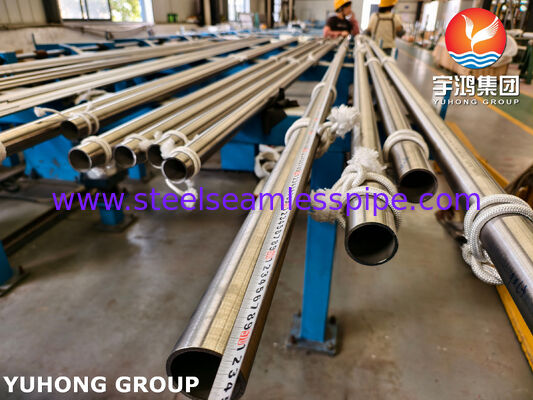 ASTM B464 UNS N08020 / 2.4660 / Alloy20 Nickel Alloy Pipe Las Untuk Industri Petrokimia