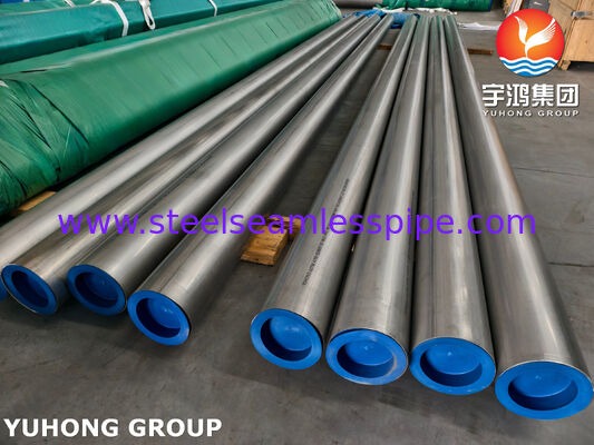 Pipa Baja Tahan Karat Dupleks Las ASTM A790 UNS S31803 Pipa Las Dupleks 2205