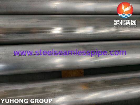 Pipa Duplex2205, ASTM A790 UNS S31803 Pipa Las Baja Duplex Untuk Pengolahan Air