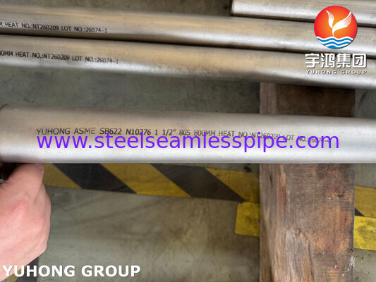 ASME SB622 UNS N10276 Nikel Alloy Seamless Tube Hastelloy C276 Tube Heat Exchanger Tube