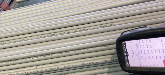 Asme Sa312 Tp304l Stainless Steel Seamless Pipe Abs Bersertifikat