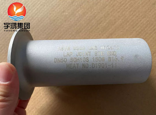 ASTM B622 Hastelloy B3 / UNS N10675 B16.9 Pemasangan Pipa Ujung Sambungan Sambungan Lap