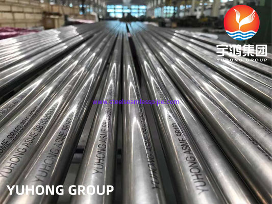 ASME SB163 Monel 400, UNS N04400, 2.4360 Pipa tanpa jahitan baja paduan nikel untuk industri kimia