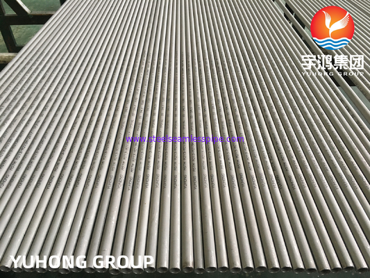 ASTM A213 / ASME SA213 TP316L Tabung Penukar Panas Tabung Stainless Steel Seamless