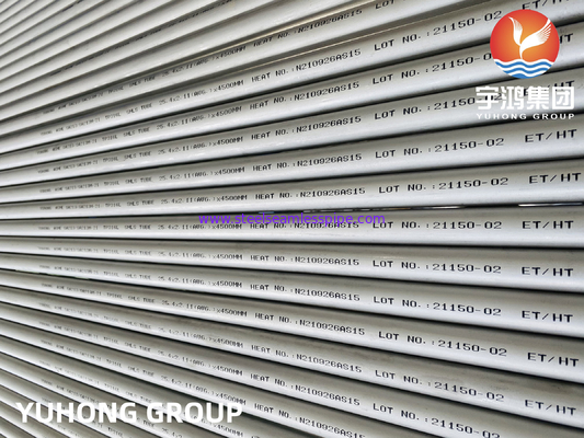 Pipa Seamless ASME SA 213 / ASTM A213 TP316L SS Untuk Penukar Panas