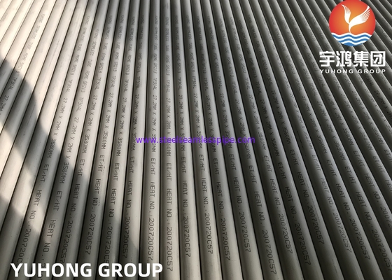 ASTM A213 TP304, TP304L, TP316L Tabung Penukar Panas Mulus Baja Tahan Karat