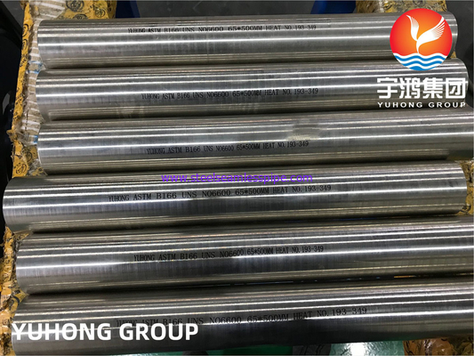 ASTM B166 UNS N06600 Inconel 600 Nikel Alloy Round Bar Bright Annealed