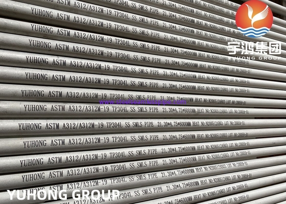 ASTM A312 / ASME SA312 Pipa Stainless Steel Seamless TP304H TP309S TP310S TP310H TP316Ti TP316H TP317L TP904L