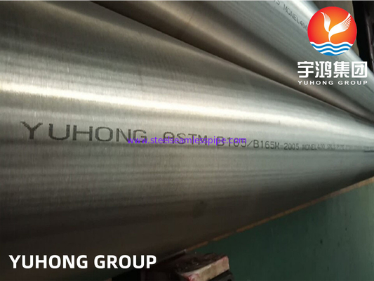 ASTM B165 Monel 400,UNS N04400 Nikel Alloy Pipe SMLS ABS Disetujui