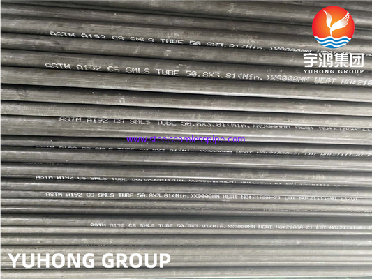 ASTM A192 / ASME SA192 Tabung Superheater Tabung Baja Karbon Seamless Boiler