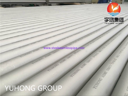 ASTM A312 TP904L Besar Diameter Luar Pipa Paduan Stainless Steel Untuk Kimia / Minyak / Kelautan