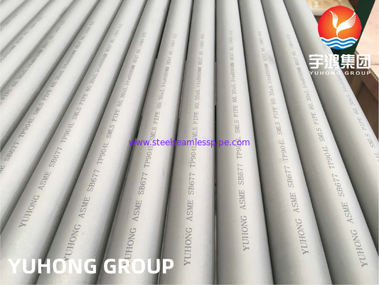 PIPA SEAMLESS PADUAN NIKEL ASTM B677/B366 NO8904 / 904L 1.4539 TABUNG
