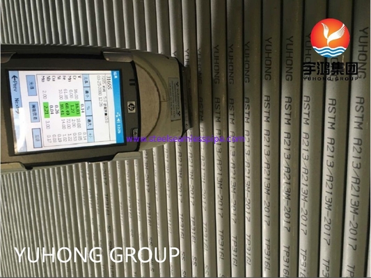 ASTM A213 TP316L Stainless Steel Seamless Tube Presisi Austenitic Alloy
