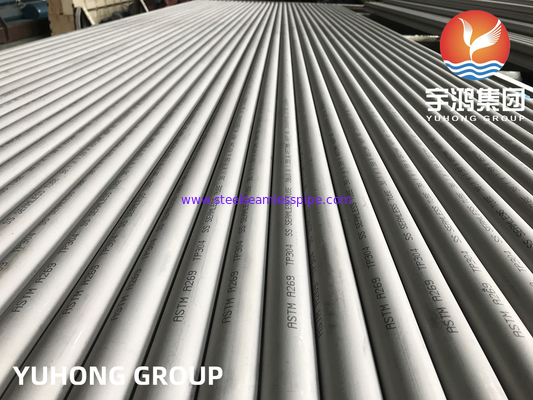 ASTM A269 TP304 TP304L Pipa Seamless Stainless Steel Untuk Boiler