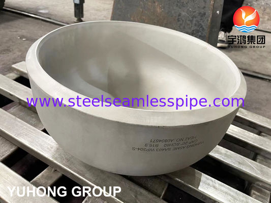 ASME SA403 WP304-S STAINLESS STEEL END CAP BUTT WELD FITTING B16.9