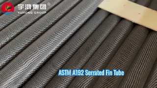 Pipa Sirip Bergerigi Baja Karbon ASME SA192 Dengan Strip Sirip CS Untuk Ekonomizer Dan Pemulihan Panas