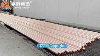 Tabung Tembaga ASTM B111 UNS C12200 DHP untuk HVAC & Penukar Panas