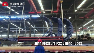 YUHONG GROUP Pengemasan dan Pengiriman Tabung U-Bend ASTM A335 P22 untuk Aplikasi Tekanan Tinggi